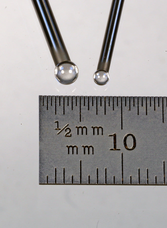 Solid Diamond, or Diamond Coated Spheres?