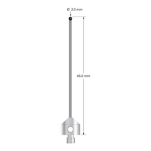 AFG-2068-SN M5 stylus with 2.0mm silicon nitride ball and stainless steel base, 68mm long by Q-Mark Manufacturing, Inc.