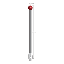 ATG-100120-DS5 M5 stylus with 10.0mm ruby ball, carbide stem, and stainless steel base, 120.0mm long by Q-Mark Manufacturing, Inc.