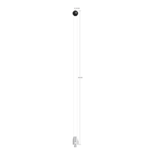 ATG-100250-C-SN M5 stylus with 10mm silicon nitride ball, ceramic stem, and aluminum base, 250mm long by Q-Mark Manufacturing, Inc.
