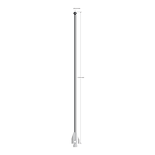 ATG-40175-SN M5 stylus with 4.0mm silicon nitride ball, carbide stem, stainless steel base, 175mm long by Q-Mark Manufacturing, Inc.
