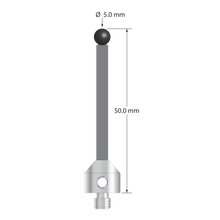 ATG-5050-TX-SN M5 5.0mm silicon nitride stylus with carbon fiber stem and titanium base, 50.0mm long by Q-Mark Manufacturing, Inc.