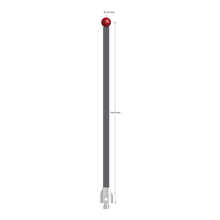 ATG-80154-G M5 stylus with 8.0mm ruby ball, carbon fiber stem, and stainless steel base by Q-Mark Manufacturing, Inc.