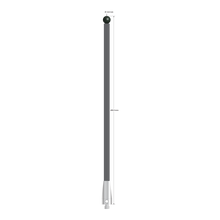 Low weight M5 stylus with 8.0 mm diameter silicon nitride ball, 6.0 mm diameter Therm-X carbon fiber stem, and 11.0 mm diameter x 13.0 mm long titanium base. Overall stylus length is 200.0 mm. Stylus weight is 12.28 grams. Compare to Zeiss 626105-0821-200.