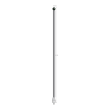 M5 stylus with 8.0 mm diameter silicon nitride ball, 6.0 mm diameter carbide stem, and 11.0 mm diameter x 15.0 mm long stainless steel base. Overall stylus length is 265.0 mm. Stylus weight is 108.36 grams.