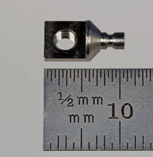 JM3-90-PF M3 titanium right-angle fitting for rotary adapter by Q-Mark Manufacturing, Inc.