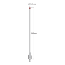 TM3-1766-TX M3 stylus with 1.75mm ruby ball, carbide stem, titanium base, 66mm long by Q-Mark Manufacturing, Inc.