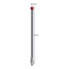 TM3-5090-TX M3 stylus with 5.0mm ruby ball, carbon fiber stem, and titanium base, 90mm long by Q-Mark Manufacturing, Inc.