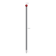 TM3-70150-G M3 stylus with 7.0mm ruby ball, carbon fiber stem, and stainless steel base, 150.0mm long by Q-Mark Manufacturing, Inc.