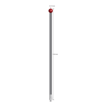 TM3-70150-TX M3 7.0mm ruby ball carbon fiber stylus, 150.0mm long, by Q-Mark Manufacturing, Inc.