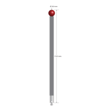TM3-80114.5-TX M3 ruby ball stylus with carbon fiber stem and titanium base, 114.5mm long by Q-Mark Manufacturing, Inc.