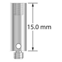 VM3-15-T-TX M3 titanium extension, 5.0 mm diameter x 15.0 mm long by Q-Mark Manufacturing, Inc.