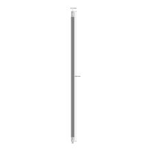 VM3-200-TX M3 extension, 5.0mm diameter titanium end fittings, 5.0mm Therm-X carbon fiber body, 200mm long by Q-Mark Manufacturing, Inc.
