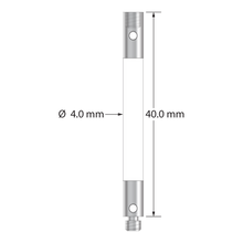 VM3-40-C M3 4.0mm ceramic extension with stainless steel fittings, 40mm long by Q-Mark Manufacturing, Inc.