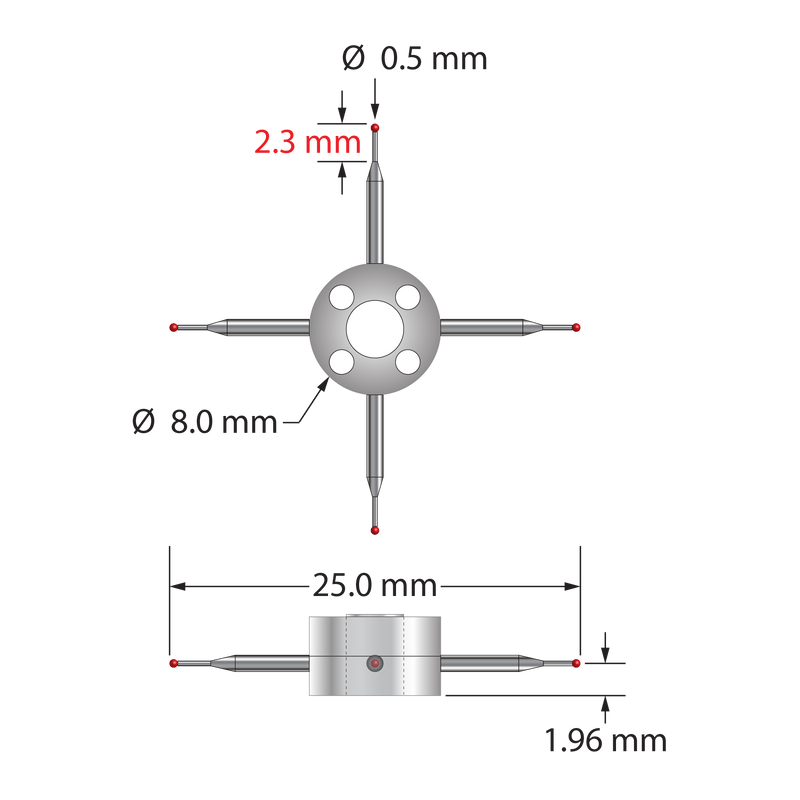 M3-XXT Star Styli – Q-Mark Manufacturing Inc