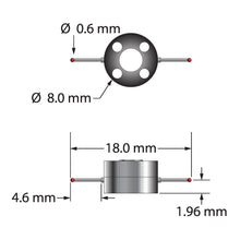 XXT-TSTR-0618 two-way star stylus with 0.6mm ruby balls, carbide stems, and titanium hub.