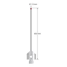 AFG-1560-DS1 M5 1.5mm ruby ball stylus with carbide stem and stainless steel base, 60mm long by Q-Mark Manufacturing, Inc.