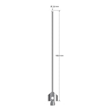 AFG-20100-Z M5 2.0mm zirconia ball stylus with carbide stem and stainless steel base, 100mm long by Q-Mark Manufacturing, Inc.