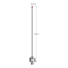 AFG-20100 M5 stylus with 2.0mm ruby ball, carbide stem, and stainless steel base, 100mm long by Q-Mark Manufacturing, Inc.
