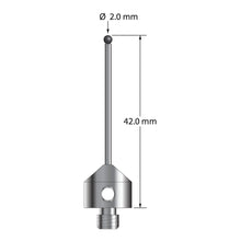 AFG-2042-SN M5 2.0mm silicon nitride stylus, 42.0mm long, by Q-Mark Manufacturing, Inc.