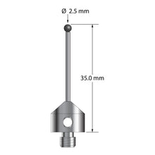 AFG-2535-SN M5 stylus with 2.5mm silicon nitride ball and carbide stem, 35mm long by Q-Mark Manufacturing, Inc.