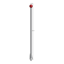 ATG-100200 M5 stylus with 10mm ruby ball, carbide stem, and stainless steel base, 200mm long by Q-Mark Manufacturing, Inc.