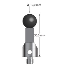 ATG-10030-TX-SN M5 stylus with a 10.0 mm silicon nitride ball, carbon fiber stem, and titanium base, 30.0 mm long by Q-Mark Manufacturing, Inc.