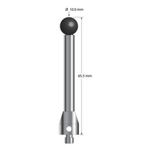 ATG-10065.5-SN M5 stylus with 10.0mm silicon nitride ball, carbide stem, and stainless steel base, 65.5mm long by Q-Mark Manufacturing, Inc.