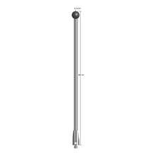 ATG-120200-SN M5 stylus with 12.0mm silicon nitride ball, carbide stem, stainless steel base, 200mm long by Q-Mark Manufacturing, Inc.