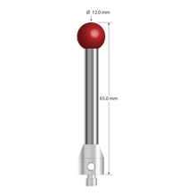 ATG-12065 M5 12.0mm ruby ball stylus with carbide stem and stainless steel base, 65.0mm long by Q-Mark Manufacturing, Inc.