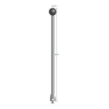 ATG-150190-SN M5 stylus with 15mm silicon nitride ball, carbide stem, and stainless steel base, 190mm long by Q-Mark Manufacturing, Inc.