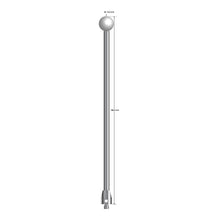 ATG-150190 M5 stylus with 15mm ceramic ball, carbide stem, and stainless steel base, 190mm long by Q-Mark Manufacturing, Inc.