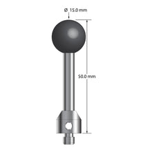 ATG-15050-SN M5 stylus with 15.0mm silicon nitride ball, carbide stem, and stainless steel base, 50.0mm long by Q-Mark Manufacturing, Inc.