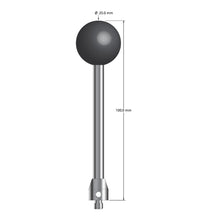 ATG-250100-SN M5 stylus with 25mm silicon nitride ball and carbide stem, 100mm long by Q-Mark Manufacturing, Inc.