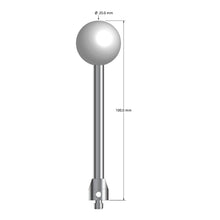 ATG-250100 M5 stylus with 25.0mm ceramic ball, carbide stem, and stainless steel base, 100.0mm long by Q-Mark Manufacturing, Inc.