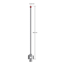 ATG-30100 M5 stylus with 3.0mm ruby ball, carbide stem, and stainless steel base, 100mm long by Q-Mark Manufacturing, Inc.