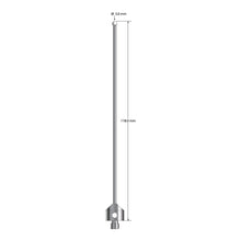 ATG-30118-Z M5 stylus with 3.0mm zirconia ball, carbide stem, and stainless steel base, 118mm long by Q-Mark Manufacturing, Inc.