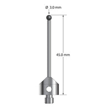 ATG-3045-SN M5 stylus with 3.0mm silicon nitride ball, carbide stem, stainless steel base, 45.0mm length by Q-Mark Manufacturing, Inc.