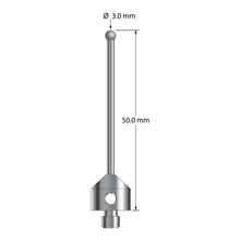 ATG-3050-D M5 3.0mm diamond stylus with carbide stem and stainless steel base, 50mm long by Q-Mark Manufacturing, Inc.