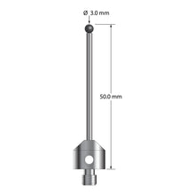 ATG-3050-L-SN M5 stylus with 3.0mm silicon nitride ball, carbide stem, and aluminum base, 50mm long by Q-Mark Manufacturing, Inc.