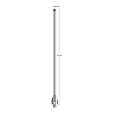 ATG-40150-SN M5 4.0mm silicon nitride stylus with carbide stem and stainless steel base, 150mm long, by Q-Mark Manufacturing, Inc.