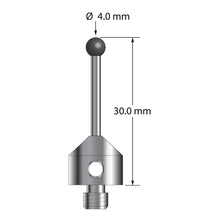 ATG-4030-SN M5 4.0mm silicon nitride stylus, carbide stem, stainless steel base, 30.0mm long by Q-Mark Manufacturing, Inc.