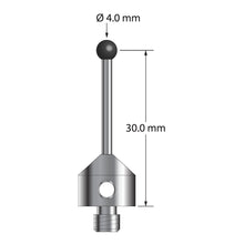 ATG-4032-SN M5 stylus with 4.0mm silicon nitride ball, carbide stem, and stainless steel base, 30.0mm long by Q-Mark Manufacturing, Inc.
