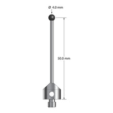ATG-4052-SN M5 4.0mm silicon nitride ball stylus, 50.0mm long, by Q-Mark Manufacturing, Inc.