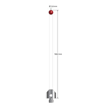 ATG-50100-C M5 stylus with 5.0mm ruby ball, ceramic stem, and aluminum base, 100mm long by Q-Mark Manufacturing, Inc.