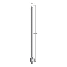 ATG-50125-Z M5 stylus with 5.0mm zirconia ball, carbide stem, and stainless steel base, 125.0mm long by Q-Mark Manufacturing, Inc.