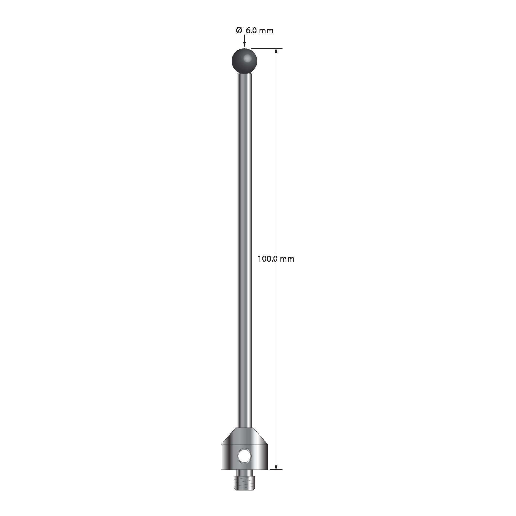 ATG-60100-SN M5 6.0mm silicon nitride stylus by Q-Mark Manufacturing, Inc.