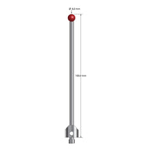 ATG-60100 M5 6.0mm ruby ball stylus with carbide stem and stainless steel base, 100.0mm long by Q-Mark Manufacturing, Inc.