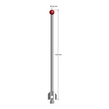 ATG-60110 M5 6.0mm ruby ball stylus with carbide stem, stainless steel base, 110.0mm long by Q-Mark Manufacturing, Inc.