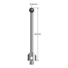 ATG-6065-SN M5 stylus with 6.0mm silicon nitride ball, carbide stem, and stainless steel base, 65.0mm long by Q-Mark Manufacturing, Inc.